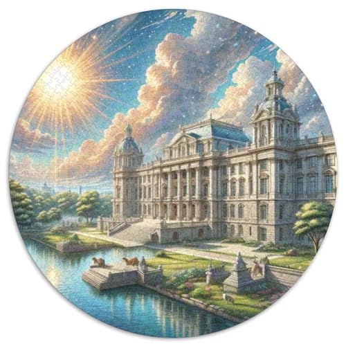 Buckingham Palace, Großbritannien 1000 PCS Puzzle Circular Puzzles Schwieriges Großes Stressabbau-Spielzeug Geeignet 1000pcs (67.5x67.5cm) von QIAVXZIP