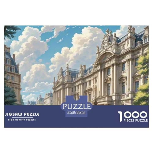 Buckingham Palace, Großbritannien 1000 Teile Klassische Puzzle, Teile Passen Perfekt Zusammen, Geschicklichkeitsspiel, Premium Quality, Stressabbau-Spielzeug 38x26cm/1000pcs von QIAVXZIP