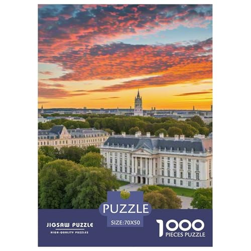 Buckingham Palace, Großbritannien 1000 Teile Klassische Puzzle, Teile Passen Perfekt Zusammen, Geschicklichkeitsspiel, Premium Quality, Stressabbau-Spielzeug 70x50cm/1000pcs von QIAVXZIP