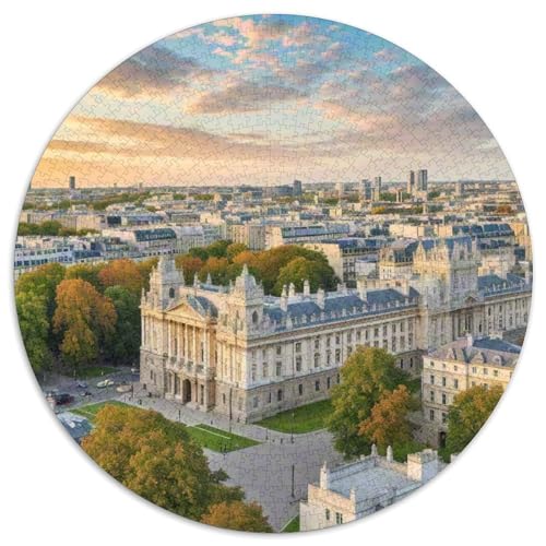 Buckingham Palace, Großbritannien 1000 Teile Puzzle Runde Puzzles Schwieriges Großes Stressabbau-Spielzeug Für Erwachsene Kinder Kreativ 1000pcs (67.5x67.5cm) von QIAVXZIP