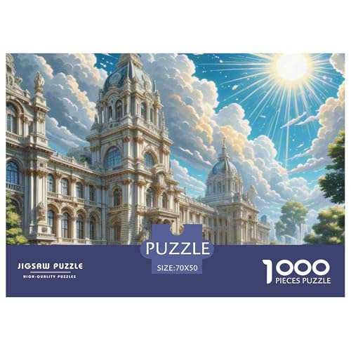 Buckingham Palace, Großbritannien 1000 Teile Schwieriges Großes Puzzle, Familien, Teile Passen Perfekt Zusammen, Geschicklichkeitsspiel, Perfekt Für Spieleabende, Stressabbau-Spielzeug 70x50cm/100 von QIAVXZIP