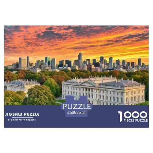 Buckingham Palace, Großbritannien 1000 Teile Schwieriges Großes Puzzle, Teile Passen Perfekt Zusammen, Geschicklichkeitsspiel, Premium Quality, Pädagogisches 38x26cm/1000pcs von QIAVXZIP