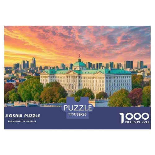 Buckingham Palace, Großbritannien 1000 Teile Schwieriges Großes Puzzle Und Kinder, Teile Passen Perfekt Zusammen, Geschicklichkeitsspiel, Perfekt Für Spieleabende, Pädagogisches 38x26cm/1000pcs von QIAVXZIP