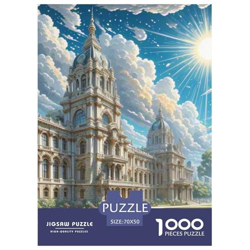 Buckingham Palace, Großbritannien 1000 Teile Unmöglich Puzzles, Teile Passen Perfekt Zusammen, Geschicklichkeitsspiel, Perfekt Für Spieleabende, Pädagogisches 70x50cm/1000pcs von QIAVXZIP