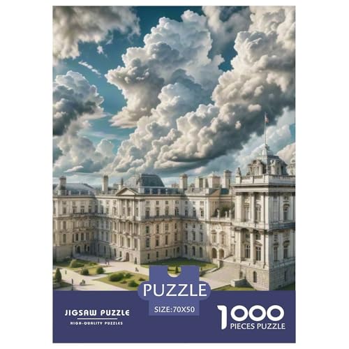 Buckingham Palace, Großbritannien 1000 Teile Unmöglich Puzzles, Teile Passen Perfekt Zusammen, Geschicklichkeitsspiel, Perfekt Für Spieleabende, Pädagogisches 70x50cm/1000pcs von QIAVXZIP
