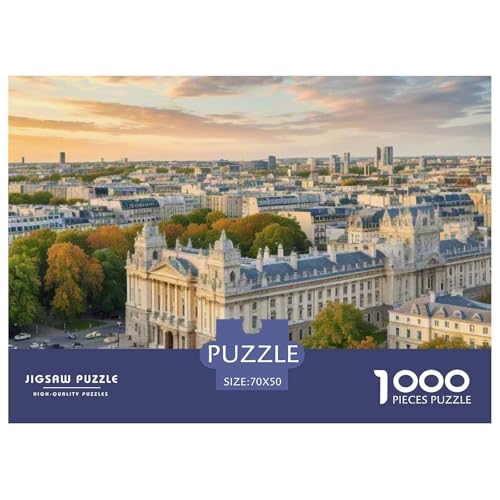 Buckingham Palace, Großbritannien 1000 Teile Unmöglich Puzzles, Teile Passen Perfekt Zusammen, Geschicklichkeitsspiel, Perfekt Für Spieleabende, Stressabbau-Spielzeug 70x50cm/1000pcs von QIAVXZIP