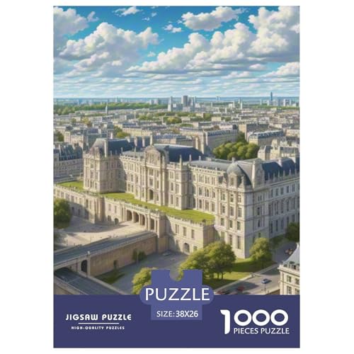 Buckingham Palace, Großbritannien 1000 Teile Unmöglich Puzzles, Teile Passen Perfekt Zusammen, Geschicklichkeitsspiel, Premium Quality, Stressabbau-Spielzeug 38x26cm/1000pcs von QIAVXZIP