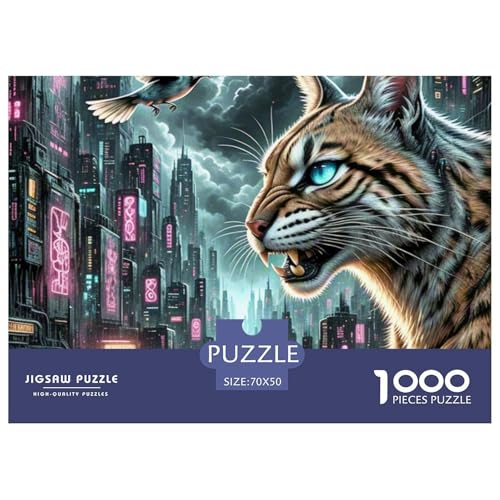 Caracal Jagd Vögel 1000 Teile Unmöglich Puzzles Tier Und Kinder, Teile Passen Perfekt Zusammen, Geschicklichkeitsspiel, Premium Quality, Pädagogisches 70x50cm/1000pcs Caracal Jagd Vögel 1000 Teile Unmöglich Puzzles Tier Und Kinder, Teile Passen Perfekt Zusammen, Geschicklichkeitsspiel, Premium Quality, Pädagogisches 70x50cm/1000pcs von QIAVXZIP