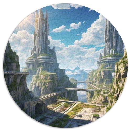 Der Giant's Causeway 1000 PCS Puzzle Rundpuzzle Schwieriges Großes Stressabbau-Spielzeug Geeignet 1000pcs (67.5x67.5cm) von QIAVXZIP