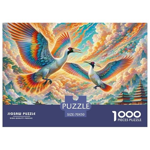 Der Vogel des Paradieses Tanzt 1000 Teile Schwieriges Großes Puzzle Tier, Familien, Teile Passen Perfekt Zusammen, Geschicklichkeitsspiel, Perfekt Für Spieleabende, Pädagogisches 70x50cm/10 Der Vogel des Paradieses Tanzt 1000 Teile Schwieriges Großes Puzzle Tier, Familien, Teile Passen Perfekt Zusammen, Geschicklichkeitsspiel, Perfekt Für Spieleabende, Pädagogisches 70x50cm/10 von QIAVXZIP