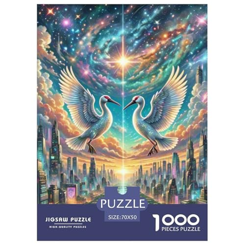 Der Vogel des Paradieses Tanzt 1000 Teile Unmöglich Puzzles Tier, Teile Passen Perfekt Zusammen, Geschicklichkeitsspiel, Perfekt Für Spieleabende, Stressabbau-Spielzeug 70x50cm/1000p Der Vogel des Paradieses Tanzt 1000 Teile Unmöglich Puzzles Tier, Teile Passen Perfekt Zusammen, Geschicklichkeitsspiel, Perfekt Für Spieleabende, Stressabbau-Spielzeug 70x50cm/1000p von QIAVXZIP