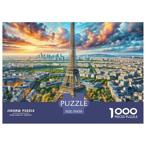Eiffelturm, France 1000 Teile Schwieriges Großes Puzzle, Teile Passen Perfekt Zusammen, Geschicklichkeitsspiel, Premium Quality, Stressabbau-Spielzeug 70x50cm/1000pcs Eiffelturm, France 1000 Teile Schwieriges Großes Puzzle, Teile Passen Perfekt Zusammen, Geschicklichkeitsspiel, Premium Quality, Stressabbau-Spielzeug 70x50cm/1000pcs von QIAVXZIP