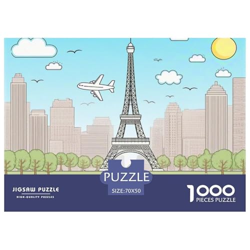 Eiffelturm 1000 Teile Anspruchsvolles Puzzle Tier Und Kinder, Teile Passen Perfekt Zusammen, Geschicklichkeitsspiel, Premium Quality, Stressabbau-Spielzeug 70x50cm/1000pcs Eiffelturm 1000 Teile Anspruchsvolles Puzzle Tier Und Kinder, Teile Passen Perfekt Zusammen, Geschicklichkeitsspiel, Premium Quality, Stressabbau-Spielzeug 70x50cm/1000pcs von QIAVXZIP