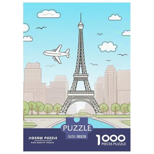 Eiffelturm 1000 Teile Klassische Puzzle Tier, Teile Passen Perfekt Zusammen, Geschicklichkeitsspiel, Premium Quality, Stressabbau-Spielzeug 38x26cm/1000pcs Eiffelturm 1000 Teile Klassische Puzzle Tier, Teile Passen Perfekt Zusammen, Geschicklichkeitsspiel, Premium Quality, Stressabbau-Spielzeug 38x26cm/1000pcs von QIAVXZIP