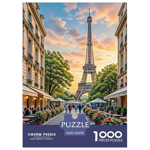 Eiffelturm 1000 Teile Klassische Puzzle Tier, Teile Passen Perfekt Zusammen, Geschicklichkeitsspiel, Premium Quality, Stressabbau-Spielzeug 70x50cm/1000pcs Eiffelturm 1000 Teile Klassische Puzzle Tier, Teile Passen Perfekt Zusammen, Geschicklichkeitsspiel, Premium Quality, Stressabbau-Spielzeug 70x50cm/1000pcs von QIAVXZIP