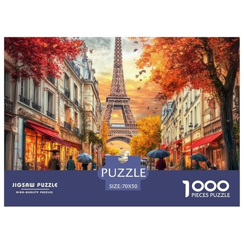 Eiffelturm 1000 Teile Schwieriges Großes Puzzle, Teile Passen Perfekt Zusammen, Geschicklichkeitsspiel, Premium Quality, Stressabbau-Spielzeug 70x50cm/1000pcs Eiffelturm 1000 Teile Schwieriges Großes Puzzle, Teile Passen Perfekt Zusammen, Geschicklichkeitsspiel, Premium Quality, Stressabbau-Spielzeug 70x50cm/1000pcs von QIAVXZIP