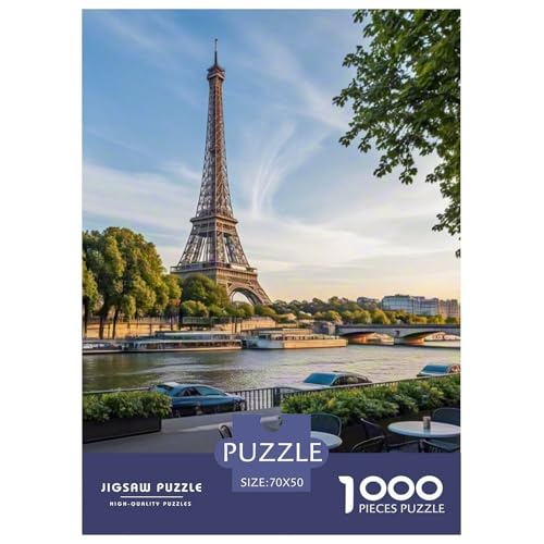 Eiffelturm 1000 Teile Schwieriges Großes Puzzle Tier, Teile Passen Perfekt Zusammen, Geschicklichkeitsspiel, Perfekt Für Spieleabende, Pädagogisches 70x50cm/1000pcs von QIAVXZIP