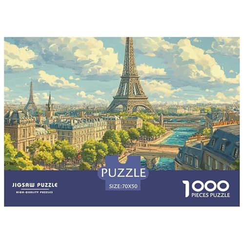 Eiffelturm 1000 Teile Schwieriges Großes Puzzle Und Kinder, Teile Passen Perfekt Zusammen, Geschicklichkeitsspiel, Premium Quality, Stressabbau-Spielzeug 70x50cm/1000pcs Eiffelturm 1000 Teile Schwieriges Großes Puzzle Und Kinder, Teile Passen Perfekt Zusammen, Geschicklichkeitsspiel, Premium Quality, Stressabbau-Spielzeug 70x50cm/1000pcs von QIAVXZIP
