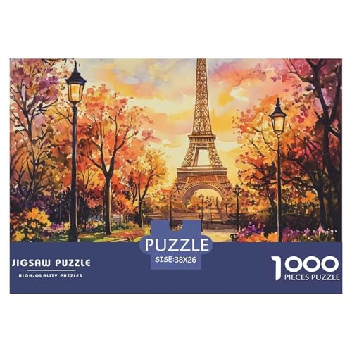 Eiffelturm 1000 Teile Unmöglich Puzzles, Teile Passen Perfekt Zusammen, Geschicklichkeitsspiel, Perfekt Für Spieleabende, Pädagogisches 38x26cm/1000pcs Eiffelturm 1000 Teile Unmöglich Puzzles, Teile Passen Perfekt Zusammen, Geschicklichkeitsspiel, Perfekt Für Spieleabende, Pädagogisches 38x26cm/1000pcs von QIAVXZIP