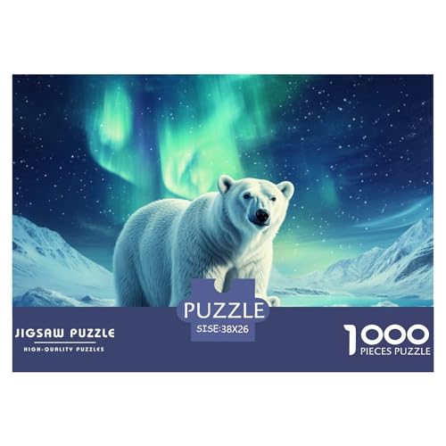 Eisbär 1000 Teile Unmöglich Puzzles Ab 14 Jahren, Teile Passen Perfekt Zusammen, Geschicklichkeitsspiel, Perfekt Für Spieleabende, Stressabbau-Spielzeug 38x26cm/1000pcs Eisbär 1000 Teile Unmöglich Puzzles Ab 14 Jahren, Teile Passen Perfekt Zusammen, Geschicklichkeitsspiel, Perfekt Für Spieleabende, Stressabbau-Spielzeug 38x26cm/1000pcs von QIAVXZIP