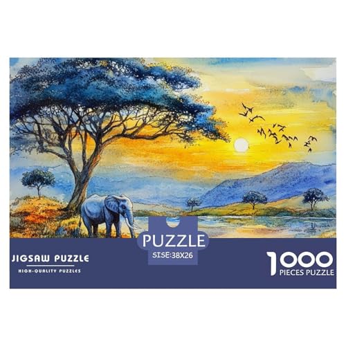 Elefanten 1000 Teile Anspruchsvolles Puzzle Und Kinder, Teile Passen Perfekt Zusammen, Geschicklichkeitsspiel, Premium Quality, Stressabbau-Spielzeug 38x26cm/1000pcs Elefanten 1000 Teile Anspruchsvolles Puzzle Und Kinder, Teile Passen Perfekt Zusammen, Geschicklichkeitsspiel, Premium Quality, Stressabbau-Spielzeug 38x26cm/1000pcs von QIAVXZIP