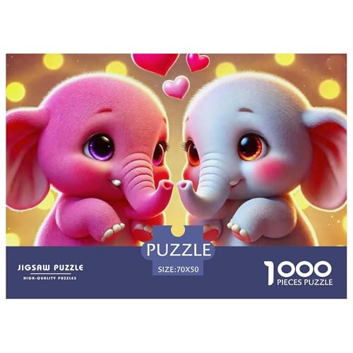 Elefanten 1000 Teile Klassische Puzzle Tier Ab 14 Jahren, Teile Passen Perfekt Zusammen, Geschicklichkeitsspiel, Perfekt Für Spieleabende, Pädagogisches 70x50cm/1000pcs Elefanten 1000 Teile Klassische Puzzle Tier Ab 14 Jahren, Teile Passen Perfekt Zusammen, Geschicklichkeitsspiel, Perfekt Für Spieleabende, Pädagogisches 70x50cm/1000pcs von QIAVXZIP