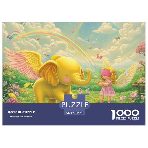 Elefanten 1000 Teile Unmöglich Puzzles Und Kinder, Teile Passen Perfekt Zusammen, Geschicklichkeitsspiel, Premium Quality, Stressabbau-Spielzeug 70x50cm/1000pcs Elefanten 1000 Teile Unmöglich Puzzles Und Kinder, Teile Passen Perfekt Zusammen, Geschicklichkeitsspiel, Premium Quality, Stressabbau-Spielzeug 70x50cm/1000pcs von QIAVXZIP