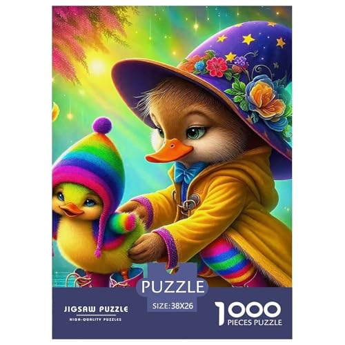 Ente 1000 Teile Klassische Puzzle Tier Für Die Ganze Familie, Teile Passen Perfekt Zusammen, Geschicklichkeitsspiel, Premium Quality, Stressabbau-Spielzeug 38x26cm/1000pcs Ente 1000 Teile Klassische Puzzle Tier Für Die Ganze Familie, Teile Passen Perfekt Zusammen, Geschicklichkeitsspiel, Premium Quality, Stressabbau-Spielzeug 38x26cm/1000pcs von QIAVXZIP