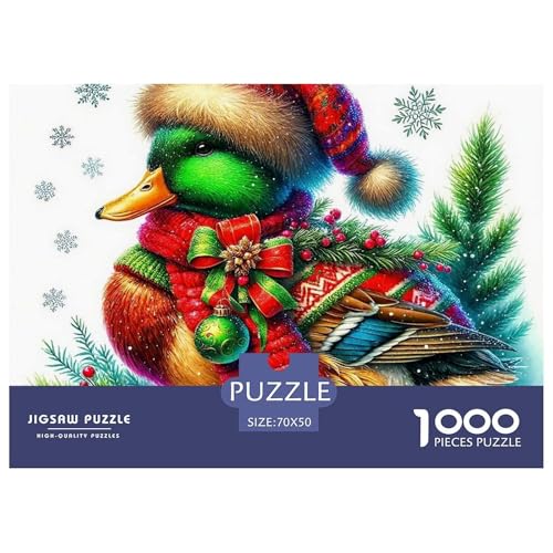 Ente 1000 Teile Unmöglich Puzzles Tier Ab 14 Jahren, Teile Passen Perfekt Zusammen, Geschicklichkeitsspiel, Perfekt Für Spieleabende, Pädagogisches 70x50cm/1000pcs Ente 1000 Teile Unmöglich Puzzles Tier Ab 14 Jahren, Teile Passen Perfekt Zusammen, Geschicklichkeitsspiel, Perfekt Für Spieleabende, Pädagogisches 70x50cm/1000pcs von QIAVXZIP