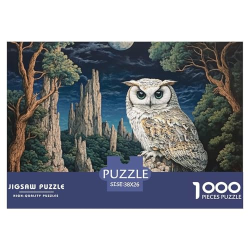Eule 1000 Teile Klassische Puzzle Ab 14 Jahren, Teile Passen Perfekt Zusammen, Geschicklichkeitsspiel, Perfekt Für Spieleabende, Stressabbau-Spielzeug 38x26cm/1000pcs Eule 1000 Teile Klassische Puzzle Ab 14 Jahren, Teile Passen Perfekt Zusammen, Geschicklichkeitsspiel, Perfekt Für Spieleabende, Stressabbau-Spielzeug 38x26cm/1000pcs von QIAVXZIP