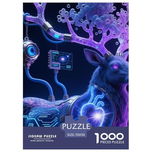 Fawn 1000 Teile Klassische Puzzle Tier Ab 14 Jahren, Teile Passen Perfekt Zusammen, Geschicklichkeitsspiel, Perfekt Für Spieleabende, Pädagogisches 70x50cm/1000pcs Fawn 1000 Teile Klassische Puzzle Tier Ab 14 Jahren, Teile Passen Perfekt Zusammen, Geschicklichkeitsspiel, Perfekt Für Spieleabende, Pädagogisches 70x50cm/1000pcs von QIAVXZIP