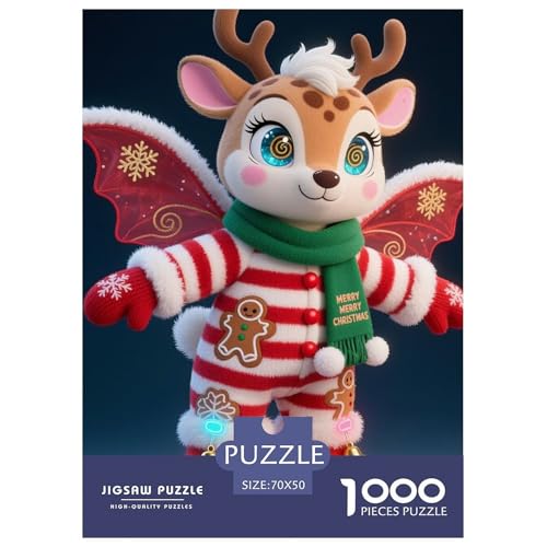 Fawn 1000 Teile Klassische Puzzle Tier Ab 14 Jahren, Teile Passen Perfekt Zusammen, Geschicklichkeitsspiel, Perfekt Für Spieleabende, Pädagogisches 70x50cm/1000pcs Fawn 1000 Teile Klassische Puzzle Tier Ab 14 Jahren, Teile Passen Perfekt Zusammen, Geschicklichkeitsspiel, Perfekt Für Spieleabende, Pädagogisches 70x50cm/1000pcs von QIAVXZIP