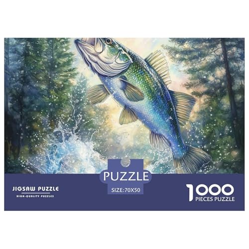 Forelle 1000 Teile Unmöglich Puzzles Ab 14 Jahren, Teile Passen Perfekt Zusammen, Geschicklichkeitsspiel, Perfekt Für Spieleabende, Pädagogisches 70x50cm/1000pcs Forelle 1000 Teile Unmöglich Puzzles Ab 14 Jahren, Teile Passen Perfekt Zusammen, Geschicklichkeitsspiel, Perfekt Für Spieleabende, Pädagogisches 70x50cm/1000pcs von QIAVXZIP