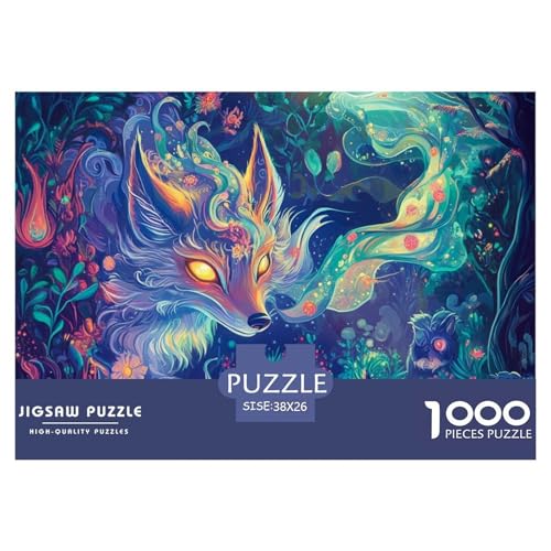 Fox 1000 Teile Klassische Puzzle Ab 14 Jahren, Teile Passen Perfekt Zusammen, Geschicklichkeitsspiel, Perfekt Für Spieleabende, Pädagogisches 38x26cm/1000pcs Fox 1000 Teile Klassische Puzzle Ab 14 Jahren, Teile Passen Perfekt Zusammen, Geschicklichkeitsspiel, Perfekt Für Spieleabende, Pädagogisches 38x26cm/1000pcs von QIAVXZIP