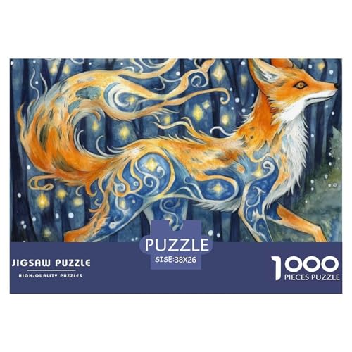 Fox 1000 Teile Klassische Puzzle Für Die Ganze Familie, Teile Passen Perfekt Zusammen, Geschicklichkeitsspiel, Perfekt Für Spieleabende, Stressabbau-Spielzeug 38x26cm/1000pcs Fox 1000 Teile Klassische Puzzle Für Die Ganze Familie, Teile Passen Perfekt Zusammen, Geschicklichkeitsspiel, Perfekt Für Spieleabende, Stressabbau-Spielzeug 38x26cm/1000pcs von QIAVXZIP