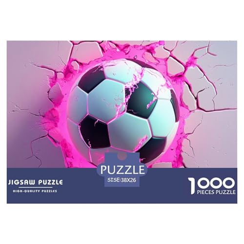 Fußball 1000 Teile Klassische Puzzle, Teile Passen Perfekt Zusammen, Geschicklichkeitsspiel, Premium Quality, Pädagogisches 38x26cm/1000pcs Fußball 1000 Teile Klassische Puzzle, Teile Passen Perfekt Zusammen, Geschicklichkeitsspiel, Premium Quality, Pädagogisches 38x26cm/1000pcs von QIAVXZIP
