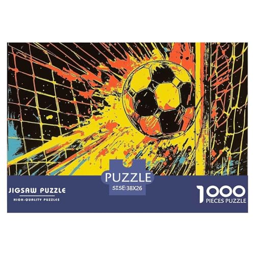 Fußball 1000 Teile Klassische Puzzle Ab 14 Jahren, Teile Passen Perfekt Zusammen, Geschicklichkeitsspiel, Perfekt Für Spieleabende, Pädagogisches 38x26cm/1000pcs Fußball 1000 Teile Klassische Puzzle Ab 14 Jahren, Teile Passen Perfekt Zusammen, Geschicklichkeitsspiel, Perfekt Für Spieleabende, Pädagogisches 38x26cm/1000pcs von QIAVXZIP