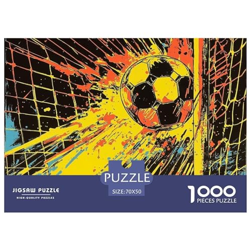Fußball 1000 Teile Klassische Puzzle Ab 14 Jahren, Teile Passen Perfekt Zusammen, Geschicklichkeitsspiel, Premium Quality, Pädagogisches 70x50cm/1000pcs Fußball 1000 Teile Klassische Puzzle Ab 14 Jahren, Teile Passen Perfekt Zusammen, Geschicklichkeitsspiel, Premium Quality, Pädagogisches 70x50cm/1000pcs von QIAVXZIP