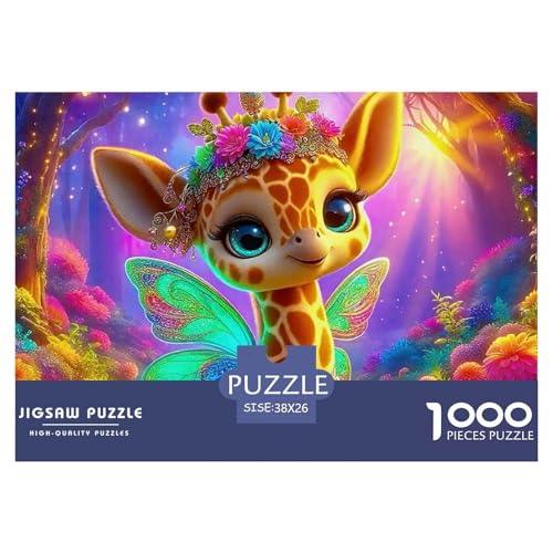 Giraffe 1000 Teile Unmöglich Puzzles Tier Ab 14 Jahren, Teile Passen Perfekt Zusammen, Geschicklichkeitsspiel, Premium Quality, Pädagogisches 38x26cm/1000pcs Giraffe 1000 Teile Unmöglich Puzzles Tier Ab 14 Jahren, Teile Passen Perfekt Zusammen, Geschicklichkeitsspiel, Premium Quality, Pädagogisches 38x26cm/1000pcs von QIAVXZIP