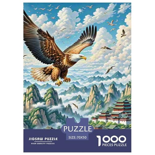 Goldener Adler fegen Gipfel 1000 Teile Schwieriges Großes Puzzle Tier Und Kinder, Teile Passen Perfekt Zusammen, Geschicklichkeitsspiel, Perfekt Für Spieleabende, Pädagogisches 70x50c Goldener Adler fegen Gipfel 1000 Teile Schwieriges Großes Puzzle Tier Und Kinder, Teile Passen Perfekt Zusammen, Geschicklichkeitsspiel, Perfekt Für Spieleabende, Pädagogisches 70x50c von QIAVXZIP