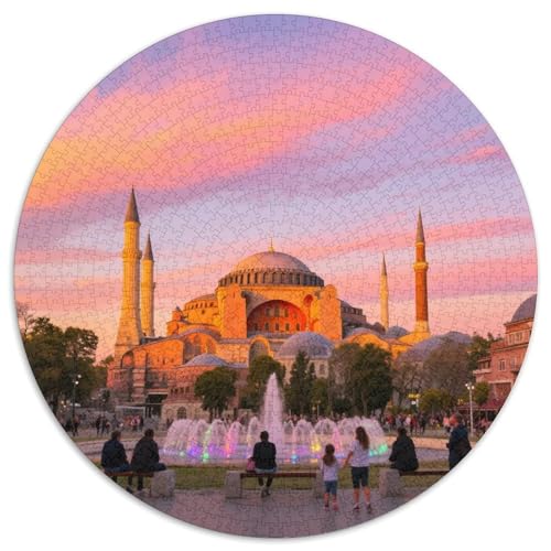 Hagia Sophia 1000 Teile Puzzle Rundpuzzle Schwieriges Großes Stressabbau-Spielzeug Geeignet 1000pcs (67.5x67.5cm) von QIAVXZIP