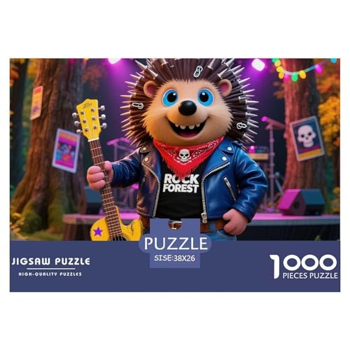 Hedgehog 1000 Teile Klassische Puzzle Tier Ab 14 Jahren, Teile Passen Perfekt Zusammen, Geschicklichkeitsspiel, Premium Quality, Pädagogisches 38x26cm/1000pcs Hedgehog 1000 Teile Klassische Puzzle Tier Ab 14 Jahren, Teile Passen Perfekt Zusammen, Geschicklichkeitsspiel, Premium Quality, Pädagogisches 38x26cm/1000pcs von QIAVXZIP