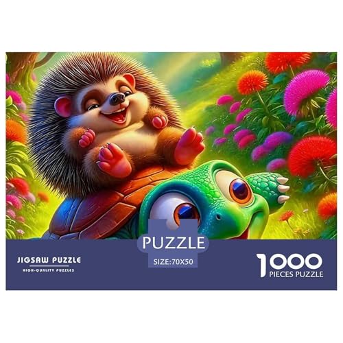 Hedgehog 1000 Teile Unmöglich Puzzles Tier Ab 14 Jahren, Teile Passen Perfekt Zusammen, Geschicklichkeitsspiel, Perfekt Für Spieleabende, Pädagogisches 70x50cm/1000pcs Hedgehog 1000 Teile Unmöglich Puzzles Tier Ab 14 Jahren, Teile Passen Perfekt Zusammen, Geschicklichkeitsspiel, Perfekt Für Spieleabende, Pädagogisches 70x50cm/1000pcs von QIAVXZIP