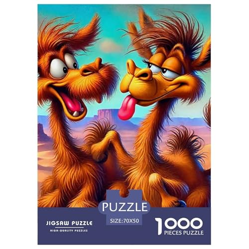Kamel 1000 Teile Klassische Puzzle Tier Ab 14 Jahren, Teile Passen Perfekt Zusammen, Geschicklichkeitsspiel, Perfekt Für Spieleabende, Pädagogisches 70x50cm/1000pcs Kamel 1000 Teile Klassische Puzzle Tier Ab 14 Jahren, Teile Passen Perfekt Zusammen, Geschicklichkeitsspiel, Perfekt Für Spieleabende, Pädagogisches 70x50cm/1000pcs von QIAVXZIP