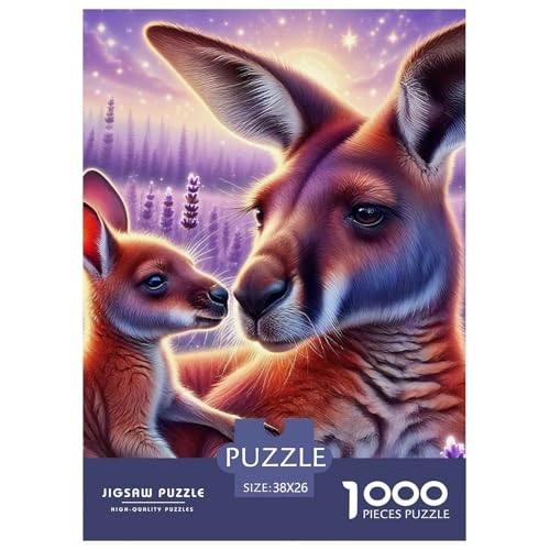 Kanguru 1000 Teile Unmöglich Puzzles Tier Ab 14 Jahren, Teile Passen Perfekt Zusammen, Geschicklichkeitsspiel, Premium Quality, Pädagogisches 38x26cm/1000pcs Kanguru 1000 Teile Unmöglich Puzzles Tier Ab 14 Jahren, Teile Passen Perfekt Zusammen, Geschicklichkeitsspiel, Premium Quality, Pädagogisches 38x26cm/1000pcs von QIAVXZIP
