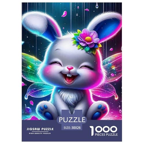 Kaninchen 1000 Teile Schwieriges Großes Puzzle Tier Ab 14 Jahren, Teile Passen Perfekt Zusammen, Geschicklichkeitsspiel, Perfekt Für Spieleabende, Stressabbau-Spielzeug 38x26cm/1000pcs Kaninchen 1000 Teile Schwieriges Großes Puzzle Tier Ab 14 Jahren, Teile Passen Perfekt Zusammen, Geschicklichkeitsspiel, Perfekt Für Spieleabende, Stressabbau-Spielzeug 38x26cm/1000pcs von QIAVXZIP