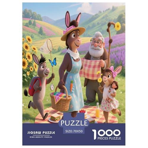Kleiner Esel 1000 Teile Klassische Puzzle Tier Für Erwachsene, Familien, Teile Passen Perfekt Zusammen, Geschicklichkeitsspiel, Perfekt Für Spieleabende, Pädagogisches 70x50cm/1000pcs Kleiner Esel 1000 Teile Klassische Puzzle Tier Für Erwachsene, Familien, Teile Passen Perfekt Zusammen, Geschicklichkeitsspiel, Perfekt Für Spieleabende, Pädagogisches 70x50cm/1000pcs von QIAVXZIP