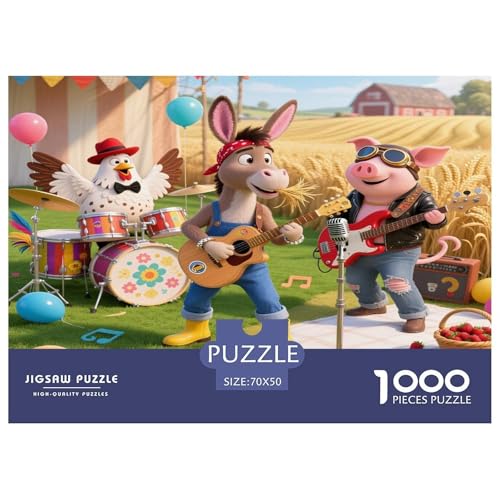 Kleiner Esel 1000 Teile Klassische Puzzle Tier Für Erwachsene, Familien, Teile Passen Perfekt Zusammen, Geschicklichkeitsspiel, Premium Quality, Pädagogisches 70x50cm/1000pcs Kleiner Esel 1000 Teile Klassische Puzzle Tier Für Erwachsene, Familien, Teile Passen Perfekt Zusammen, Geschicklichkeitsspiel, Premium Quality, Pädagogisches 70x50cm/1000pcs von QIAVXZIP