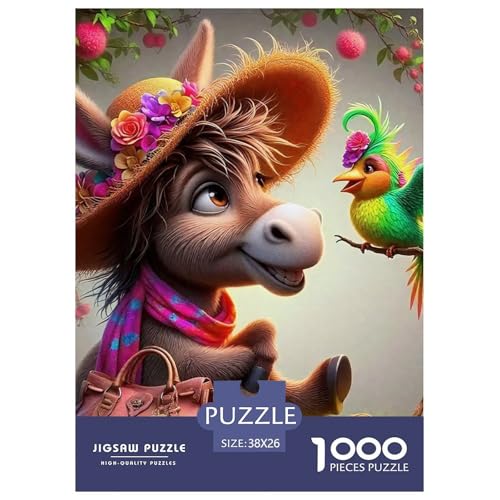 Kleiner Esel 1000 Teile Klassische Puzzle Tier Für Erwachsene Und Kinder, Teile Passen Perfekt Zusammen, Geschicklichkeitsspiel, Perfekt Für Spieleabende, Pädagogisches 38x26cm/1000pcs Kleiner Esel 1000 Teile Klassische Puzzle Tier Für Erwachsene Und Kinder, Teile Passen Perfekt Zusammen, Geschicklichkeitsspiel, Perfekt Für Spieleabende, Pädagogisches 38x26cm/1000pcs von QIAVXZIP
