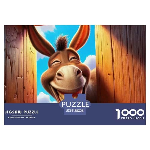 Kleiner Esel 1000 Teile Klassische Puzzle Tier Für Erwachsene Und Kinder, Teile Passen Perfekt Zusammen, Geschicklichkeitsspiel, Perfekt Für Spieleabende, Pädagogisches 38x26cm/1000pcs Kleiner Esel 1000 Teile Klassische Puzzle Tier Für Erwachsene Und Kinder, Teile Passen Perfekt Zusammen, Geschicklichkeitsspiel, Perfekt Für Spieleabende, Pädagogisches 38x26cm/1000pcs von QIAVXZIP